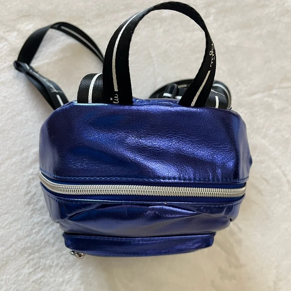 Kendall & Kylie Metallic Royal Blue Mini Backpack